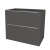 Mereo, Mereo Mailo, kúpeľňová skrinka 81 cm, chróm madlo, Multidecor, Šedá diamant, MER-CN591SSEDD
