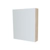 Mereo, Mereo Kúpeľňová zrkadlová skrinka 60 cm, galerka, 1x dvierka ľavá, Multidecor, Blonde Liberty Elm, MER-CN798G61BLE1
