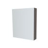 Mereo, Mereo Kúpeľňová zrkadlová skrinka 60 cm, galerka, 1x dvierka ľavá, Multidecor, Lávovo sivá, MER-CN798G61LAS1