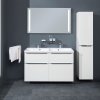 Mereo, Mereo Mailo, kúpeľňová skrinka vysoká 170 cm, chróm madlo, Multidecor, Dub olejovaný, MER-CN594LPDUO1