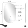 Erga Demi, oválne LED zrkadlo 50x100cm(1500 x 1500 px)tech