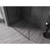 Mexen, Mexen Kioto-XF sprchová stena s rámom 70 x 202 cm, priehľadná 10 mm, čierna - 800-070-104-70-00-X