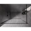 Mexen, Mexen Kioto-XF sprchová stena s rámom 70 x 202 cm, priehľadná 10 mm, čierna - 800-070-104-70-00-X