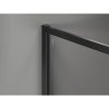 Mexen, Mexen Kioto-XF sprchová stena s rámom 70 x 202 cm, priehľadná 10 mm, čierna - 800-070-104-70-00-X