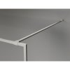Mexen, Mexen Kioto-XF sprchová stena s rámom 50 x 202 cm, priehľadná 10 mm, matný nikel - 800-050-104-97-00-X
