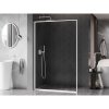 Mexen, Mexen Kioto-XF L sprchová stena s rámom 110 x 202 cm, priehľadná 10 mm, biela - 800-110-174-20-00-XF