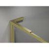 Mexen, Mexen Kioto-XF L sprchová stena s rámom 50 x 202 cm, priehľadná 10 mm, brúsené zlato - 800-050-174-55-00-XF