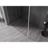 Mexen, Mexen Kioto-XF L sprchová stena s rámom 50 x 202 cm, priehľadná 10 mm, matný nikel - 800-050-174-97-00-XF