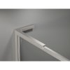 Mexen, Mexen Kioto-XF L sprchová stena s rámom 50 x 202 cm, priehľadná 10 mm, matný nikel - 800-050-174-97-00-XF
