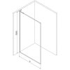Mexen, Mexen Kioto-F L sprchová stena s rámom 70 x 202 cm, priehľadná 8 mm, brúsená meď - 800-070-174-65-00