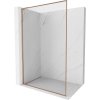 Mexen, Mexen Kioto-F L sprchová stena s rámom 70 x 202 cm, priehľadná 8 mm, brúsená meď - 800-070-174-65-00