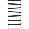 Mexen, Mexen Zoom dekoratívny kúpeľňový radiátor 1100 x 530 mm, 376 W, čierny - W130-1100-530-00-70