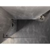 Mexen, Mexen Lunar L sprchová stena ľavá 120 x 200 cm, priehľadná 8 mm, pištoľový kov - 830L-120-000-95-00-L
