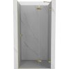 Mexen, Mexen Lunar pravé otočné sprchové dvere 100 cm, transparentné, zlaté - 834-100-000-50-00-P