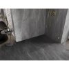 Mexen, Mexen Lunar L sprchová stena pravá 70 x 200 cm, priehľadná 8 mm, zlatý kartáč - 830L-070-000-55-00-P