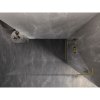 Mexen, Mexen Lunar L sprchová stena pravá 70 x 200 cm, priehľadná 8 mm, zlatý kartáč - 830L-070-000-55-00-P
