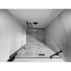 Mexen, Mexen Lunar pravé otočné sprchové dvere 95 cm, transparentné, pištoľový kov - 834-095-000-95-00-P