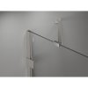 Mexen, Mexen Lunar pravé otočné sprchové dvere 85 cm, transparentné, brúsený nikel - 834-085-000-97-00-P