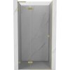 Mexen, Mexen Lunar L výklopné ľavé sprchové dvere 110 cm, transparentné, brúsené zlaté - 834L-110-000-55-00-L