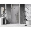 Mexen, Mexen Lunar L výklopné sprchové dvere ľavé 85 cm, transparentné, brúsený nikel - 834L-085-000-97-00-L
