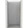 Mexen, Mexen Lunar-B Otočné ľavé sprchové dvere 75 cm, transparentné, brúsené zlaté - 832-075-000-55-00-L