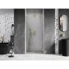 Mexen, Mexen Lunar-B pravé otočné sprchové dvere 85 cm, transparentné, brúsené zlaté - 832-085-000-55-00-P
