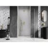 Mexen, Mexen Lunar-B pravé otočné sprchové dvere 85 cm, transparentné, brúsené zlaté - 832-085-000-55-00-P