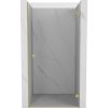 Mexen, Mexen Lunar-B pravé otočné sprchové dvere 85 cm, transparentné, brúsené zlaté - 832-085-000-55-00-P