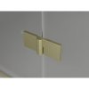Mexen, Mexen Lunar L pravé otočné sprchové dvere 85 cm, transparentné, brúsené zlaté - 834L-085-000-55-00-P