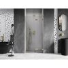 Mexen, Mexen Lunar L pravé otočné sprchové dvere 85 cm, transparentné, brúsené zlaté - 834L-085-000-55-00-P
