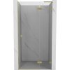 Mexen, Mexen Lunar L pravé otočné sprchové dvere 85 cm, transparentné, brúsené zlaté - 834L-085-000-55-00-P