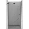 Mexen, Mexen Lunar-F ľavé sklápacie sprchové dvere 60 cm, transparentné, pištoľový kov - 836-060-000-95-00-L