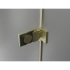 Mexen, Mexen Lunar-F pravé sklápacie sprchové dvere 80 cm, transparentné, brúsené zlaté - 836-080-000-55-00-P