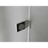 Mexen, Mexen Lunar-B Otočné pravé sprchové dvere 75 cm, transparentné, brúsený nikel - 832-075-000-97-00-P