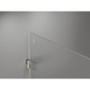 Mexen, Mexen Lunar-B Otočné pravé sprchové dvere 75 cm, transparentné, brúsený nikel - 832-075-000-97-00-P
