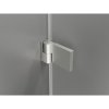 Mexen, Mexen Lunar-B Otočné pravé sprchové dvere 75 cm, transparentné, brúsený nikel - 832-075-000-97-00-P