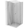 Mexen, Mexen Mist Duo výklopný sprchový kút 115 x 115 cm, priehľadný, chróm - 8A4-115-115-01-00
