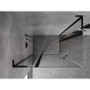Mexen, Mexen Mist L Duo výklopný sprchový kút 115 x 95 cm, priehľadný, čierny - 8A4L-115-095-70-00