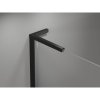 Mexen, Mexen Mist L Duo výklopný sprchový kút 120 x 115 cm, čierna mriežka - 8A4L-120L-115P-70-77