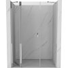Mexen, Mexen Mist výklopné sprchové dvere 140 cm, transparentné, chróm - 8A4-140-001-01-00