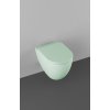 Isvea, INFINITY závesná WC misa, Rimless, 36,5x53cm, zelena mint, 10NF02004-2T