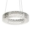 Toolight, LED závesné osvetlenie 28cm, 12W, 4000K, MS003-CP, chrómová, OSW-09613