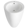 Aqualine, Keramické umývadlo voľne stojace, 50x84cm, biela, VS701