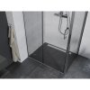 Mexen Apia, sprchový kút s posuvnými dverami 125 (dvere) x 70 (stena) cm, 6mm číre sklo, chrómový profil, 840-125-070-01-00