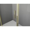 Mexen Exo, výklopný sprchový kút 85 x 90 cm, číre sklo, zlatá, 8181-085-090-50-00