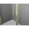 Mexen Exo, výklopný sprchový kút 85 x 95 cm, číre sklo, zlatá, 817-085-095-50-00