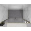 Mexen Exo, výklopné sprchové dvere 145 cm, číre sklo, zlatá, 819-145-000-50-00
