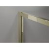 Mexen Exo, výklopné sprchové dvere 145 cm, číre sklo, zlatá, 819-145-000-50-00