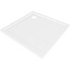 Mexen Flow Slim, štvorcová sprchová vanička 90 x 90 cm, biela lesklá, 46S109090