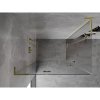 Mexen Mist-H L Duo, 2-krídlový sprchový kút 115 x 85 cm, číre sklo, zlatý lesklý profil, 8A5L-115L-085P-50-00